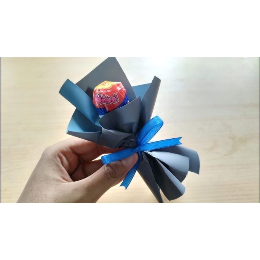 Buket Permen Mini Lolipop/Mini Candy Bouquet
