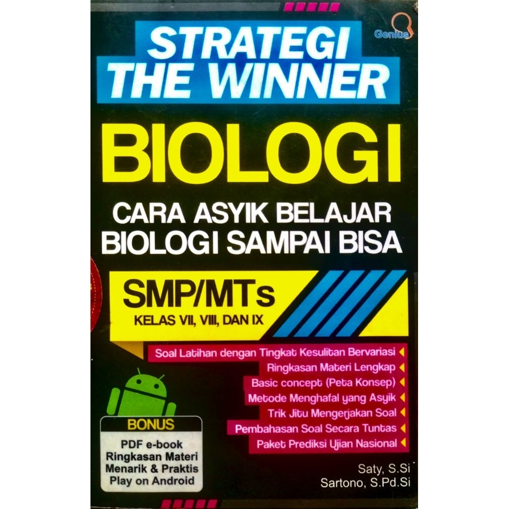 STRATEGI THE WINNER BIOLOGI ( UNTUK SMP ) - Cara Asyik Belajar Biologi Sampai Bisa