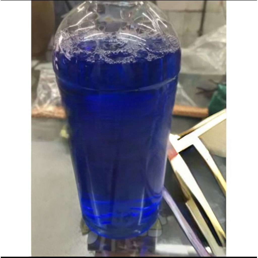 GOLD LIGHT WATER /AIR BIRU 500ml ANTI BAU ,UNTUK CUCI PERHIASAN EMAS PERAK