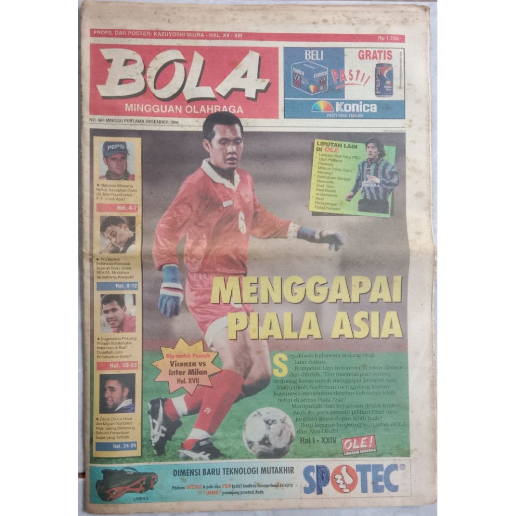 Tabloid BOLA Tahun 1996