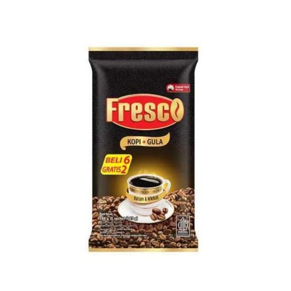 Kopi Fresco kopi + gula 8 Sachet