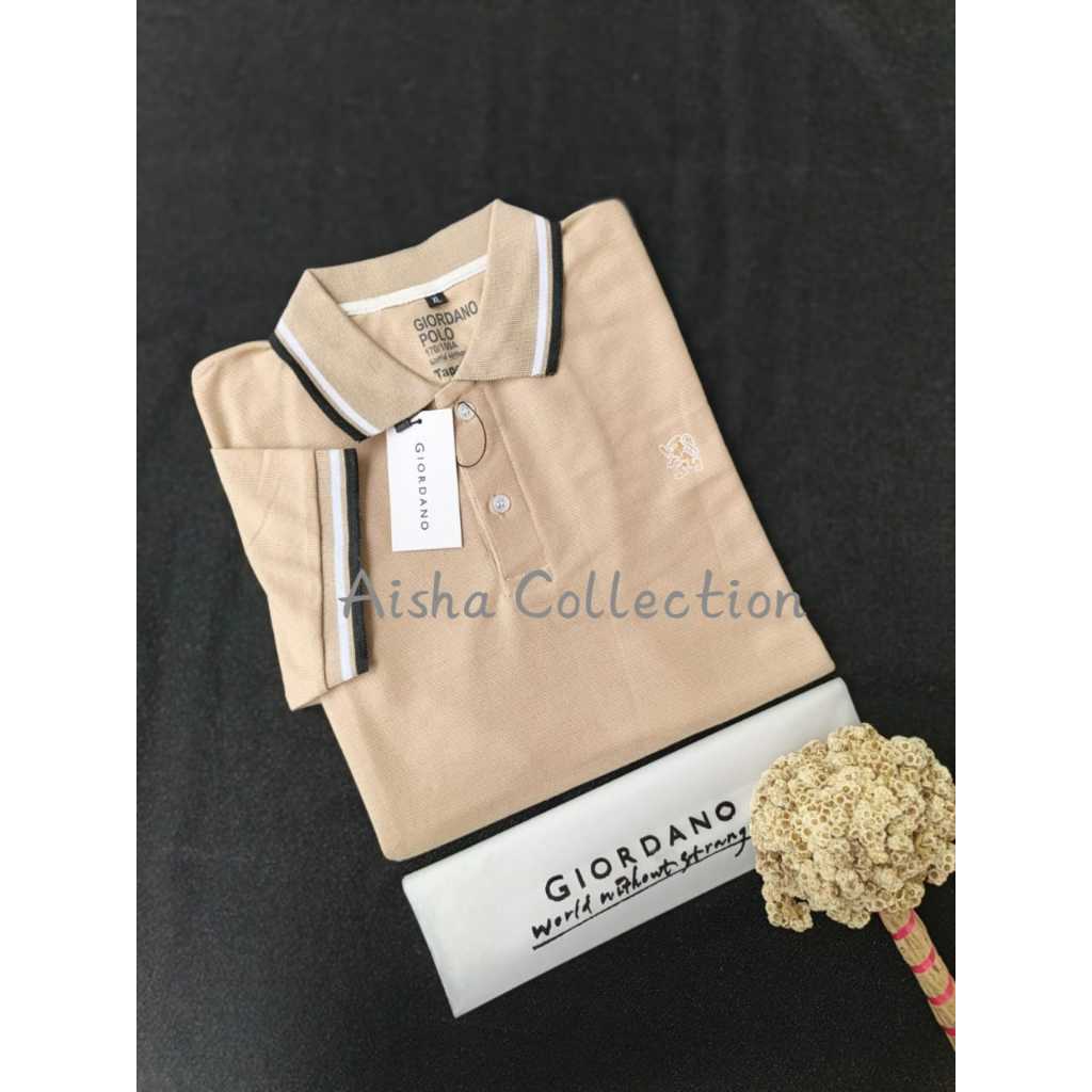 KAOS PRIA/LAKI-LAKI  POLO GIORDANO KERAH BORDIR GIoRDANO POLO SHIRT PRIA 3D/POLO SHIRT PRIA/BAJU KER