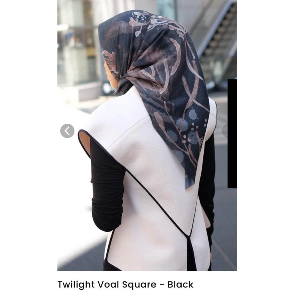 Buttonscarves Twilight Black Hijab Only
