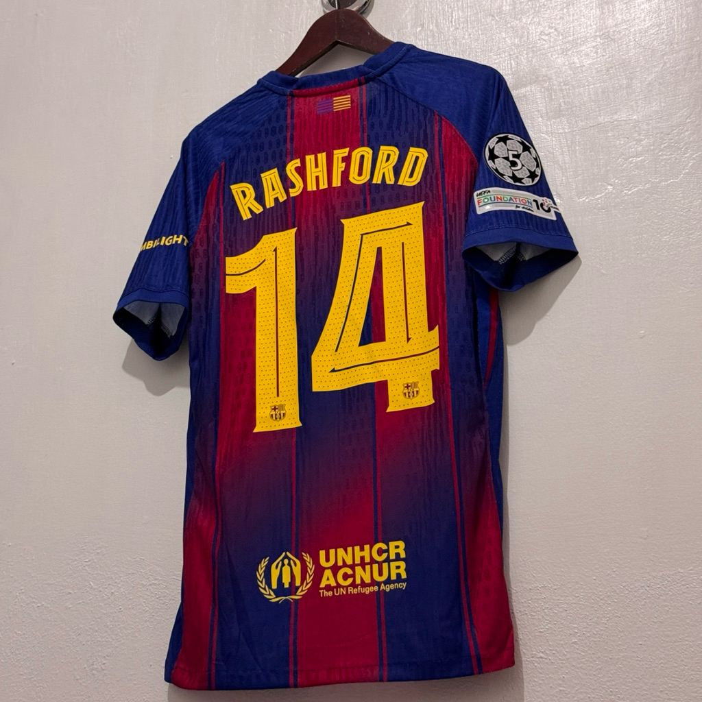 JERSEY BARCA HOME 2025/2026 PLAYER ISSUE SHORTSLEEVE UCL VERSION