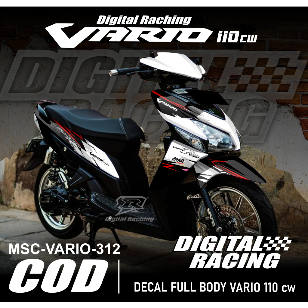(COD) Decal VArio 110 CW Lama Decal Sticker Full Body Vario 110 Cw Striping Vario 110 Cw