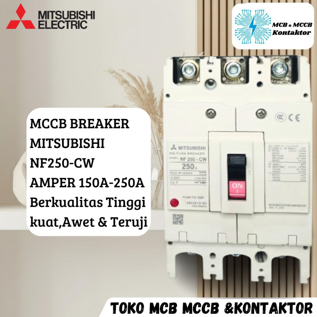 mccb Mitsubishi 150a-250a