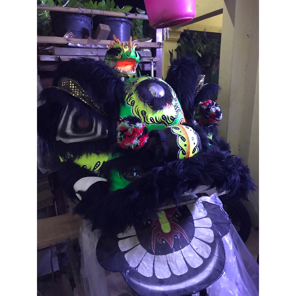 Kepala barongsai second ukuran dewasa (kepala saja tanpa jubah)