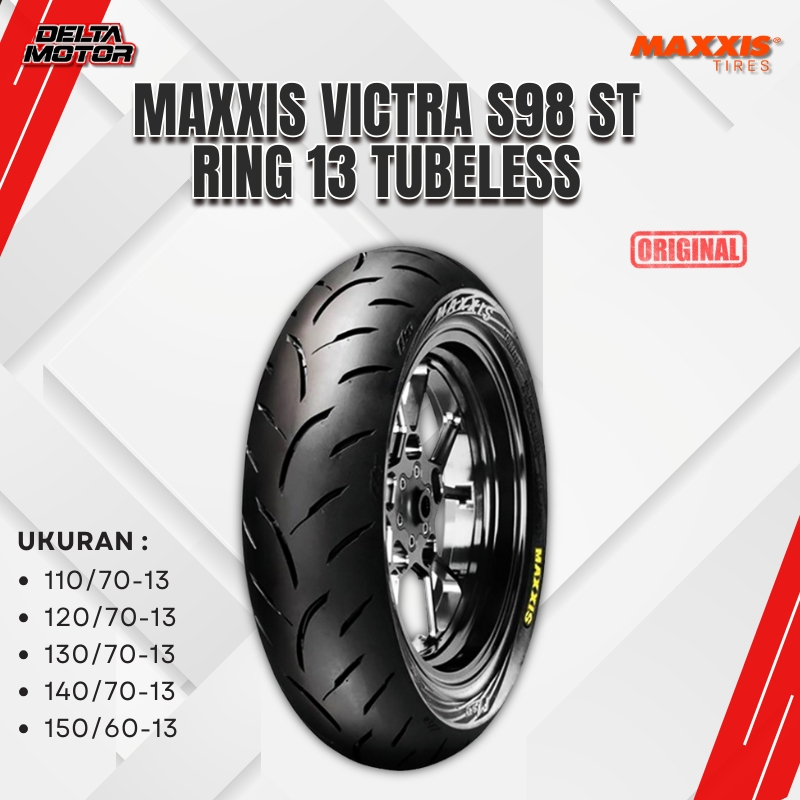 BAN MOTOR NMAX MAXXIS VICTRA Ring 13 TUBELESS DEPAN BELAKANG NMAX