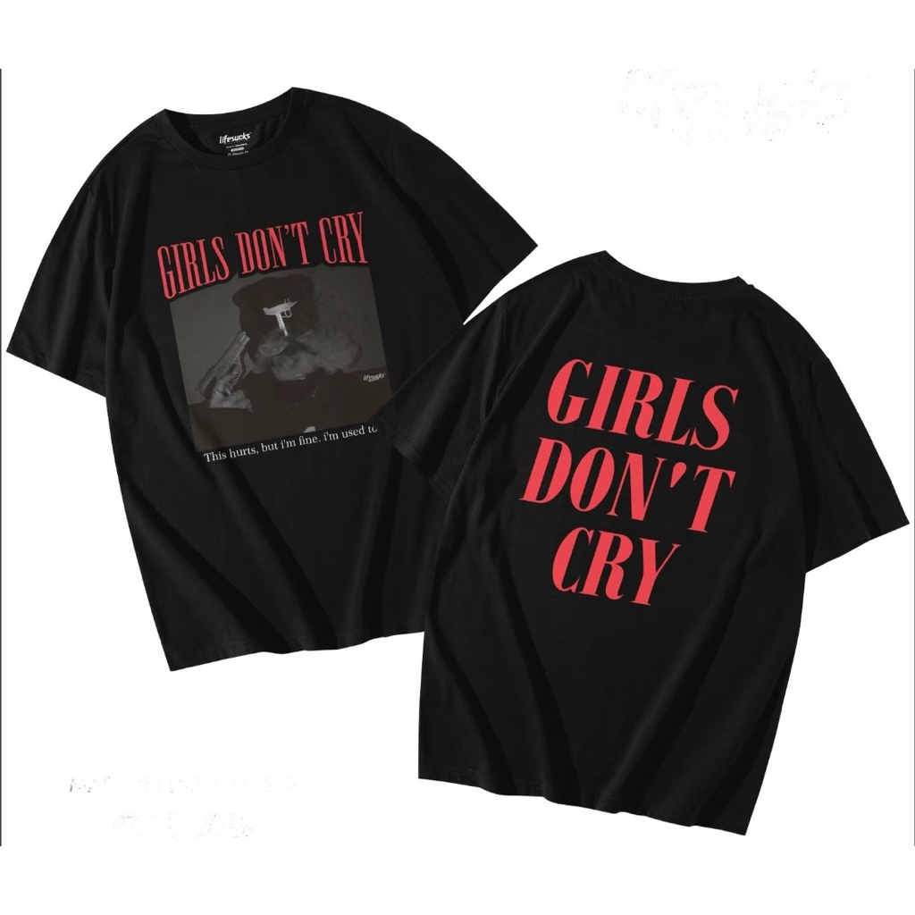 preloved oversize girls dont cry
