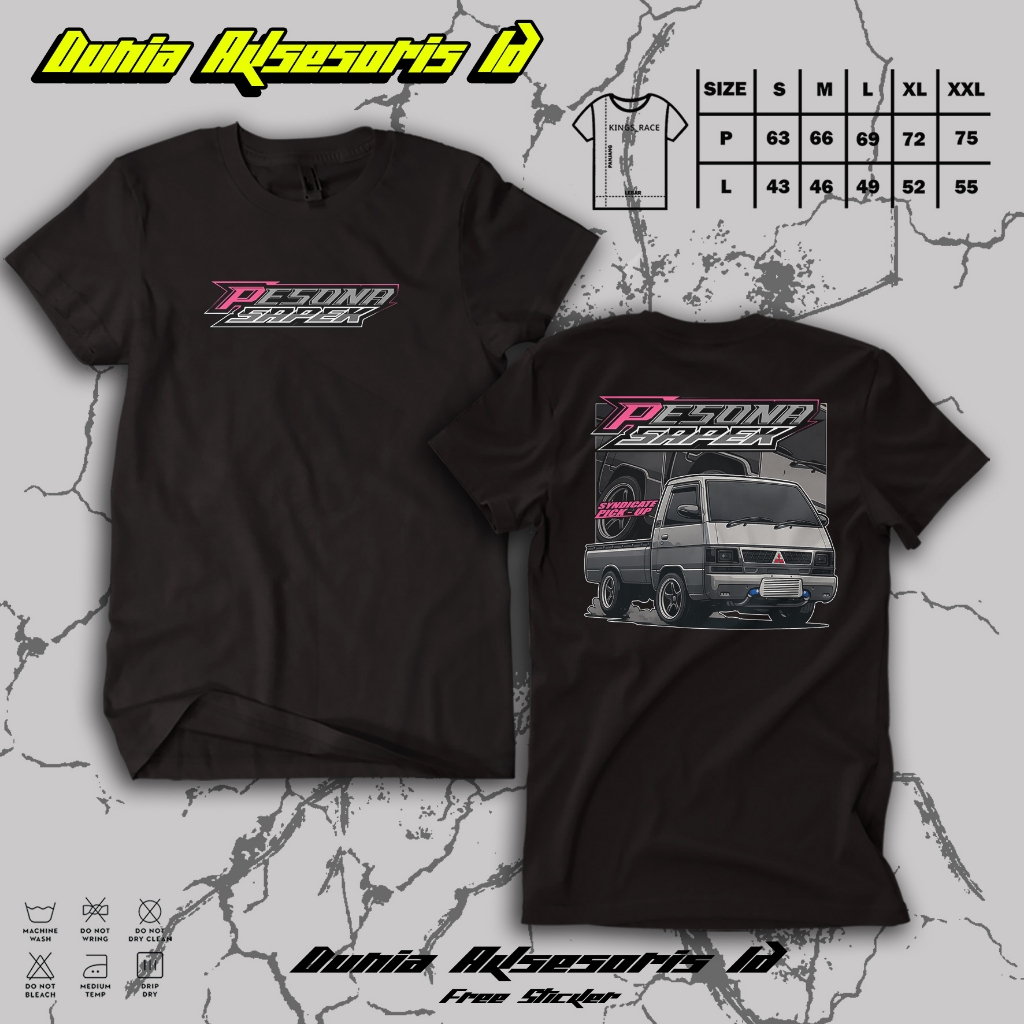 Kaos Pesona Sapek L300 / Kaos Driver Pickup / Kaos Mitsubishi L300
