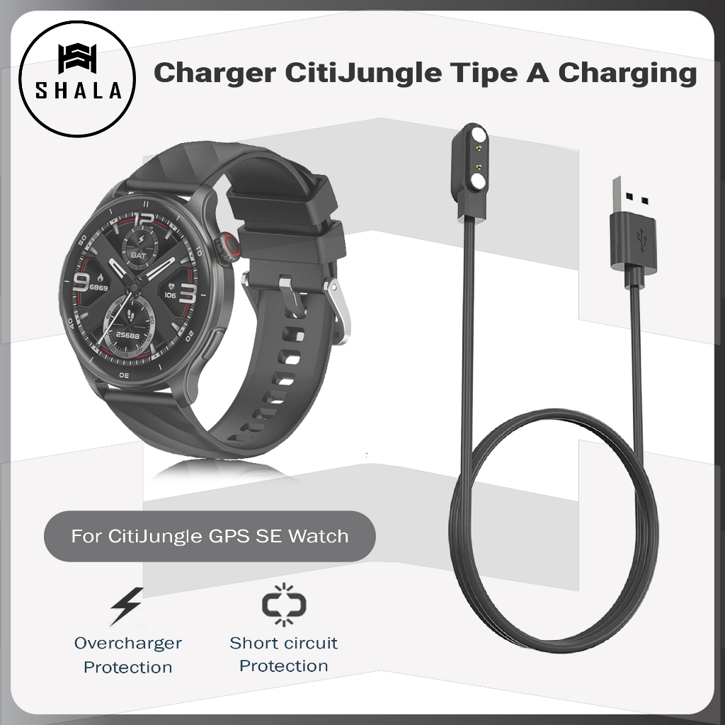 Kabel Charger CitiJungle Gps se Smartwatch Tipe A Charging
