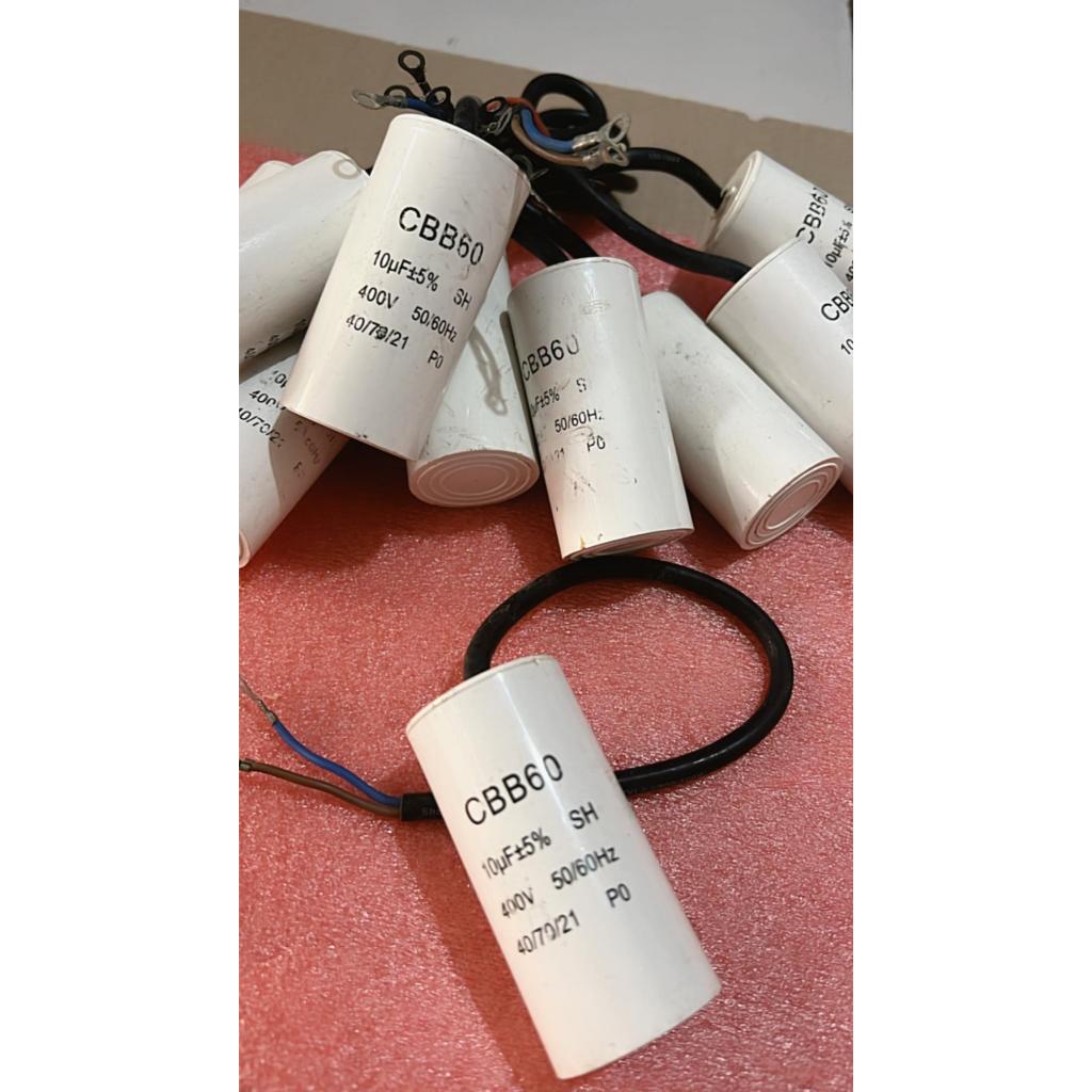 Kapasitor Pompa Air CBB60 10uf+5% untuk Pompa Air