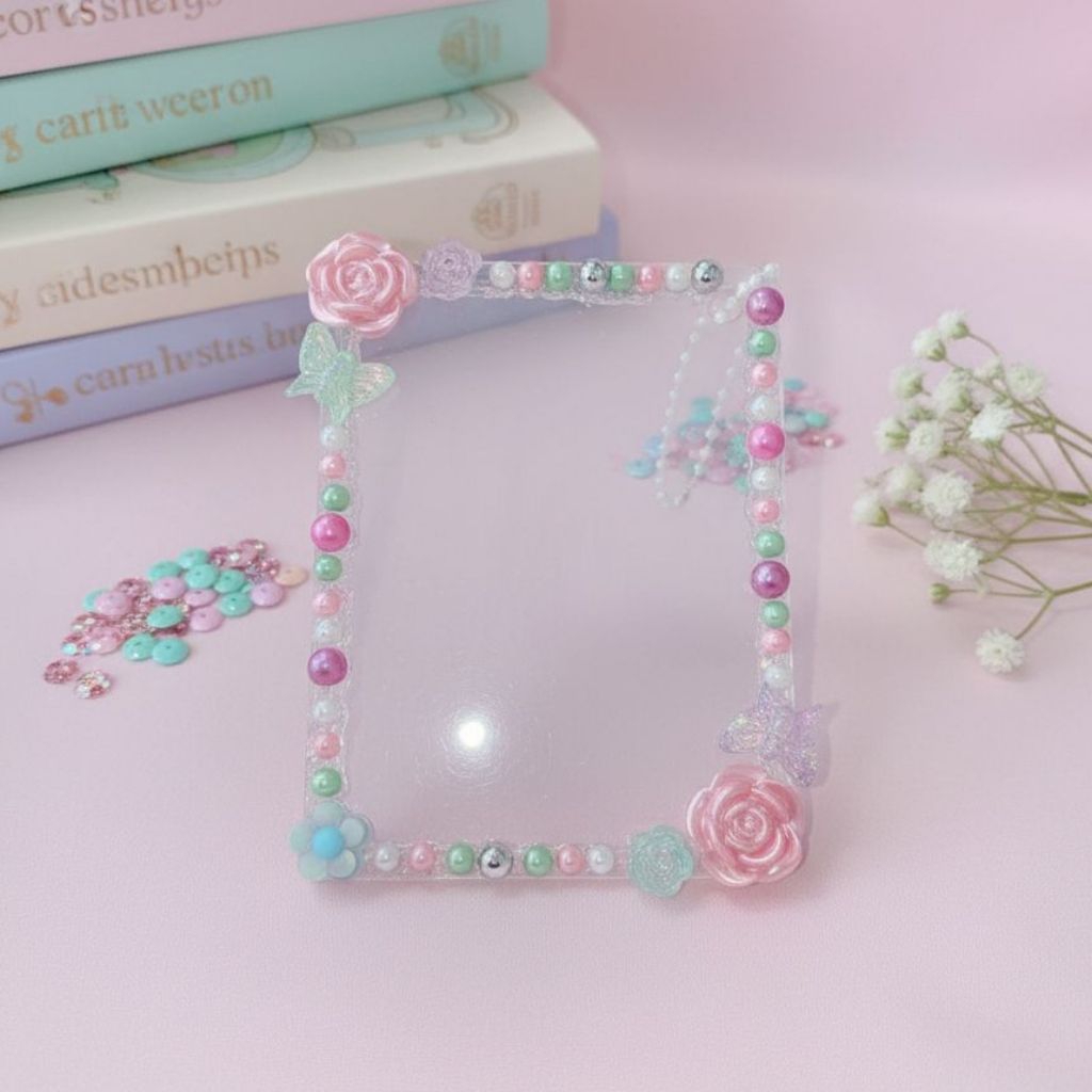 Photocard Holder Toploader Deco PC Kpop Anime