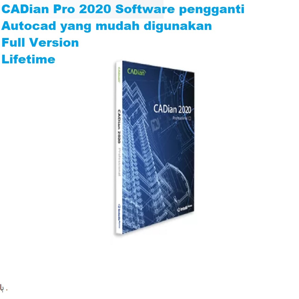 CADian Pro 2020 PenggantiAutocad Mudah digunakan full version BonusAutocad