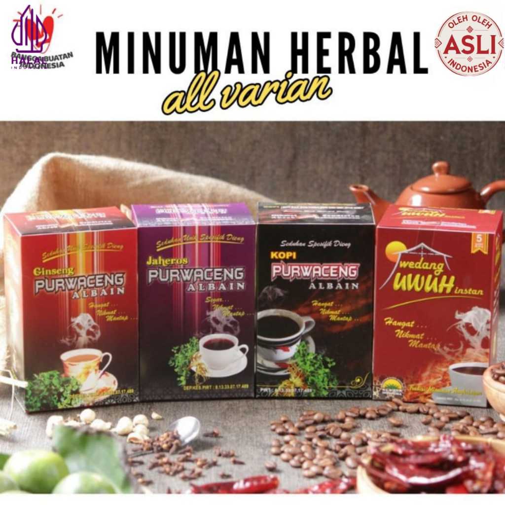 Minuman Herbal Sehat Purwaceng Albain Asli Dieng Wonosobo