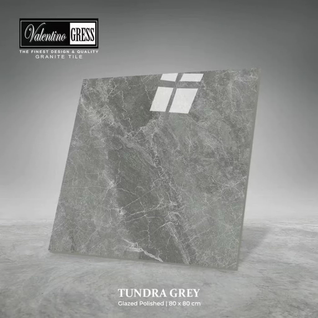 Valentino Gress Tundra Grey Glazed Polished