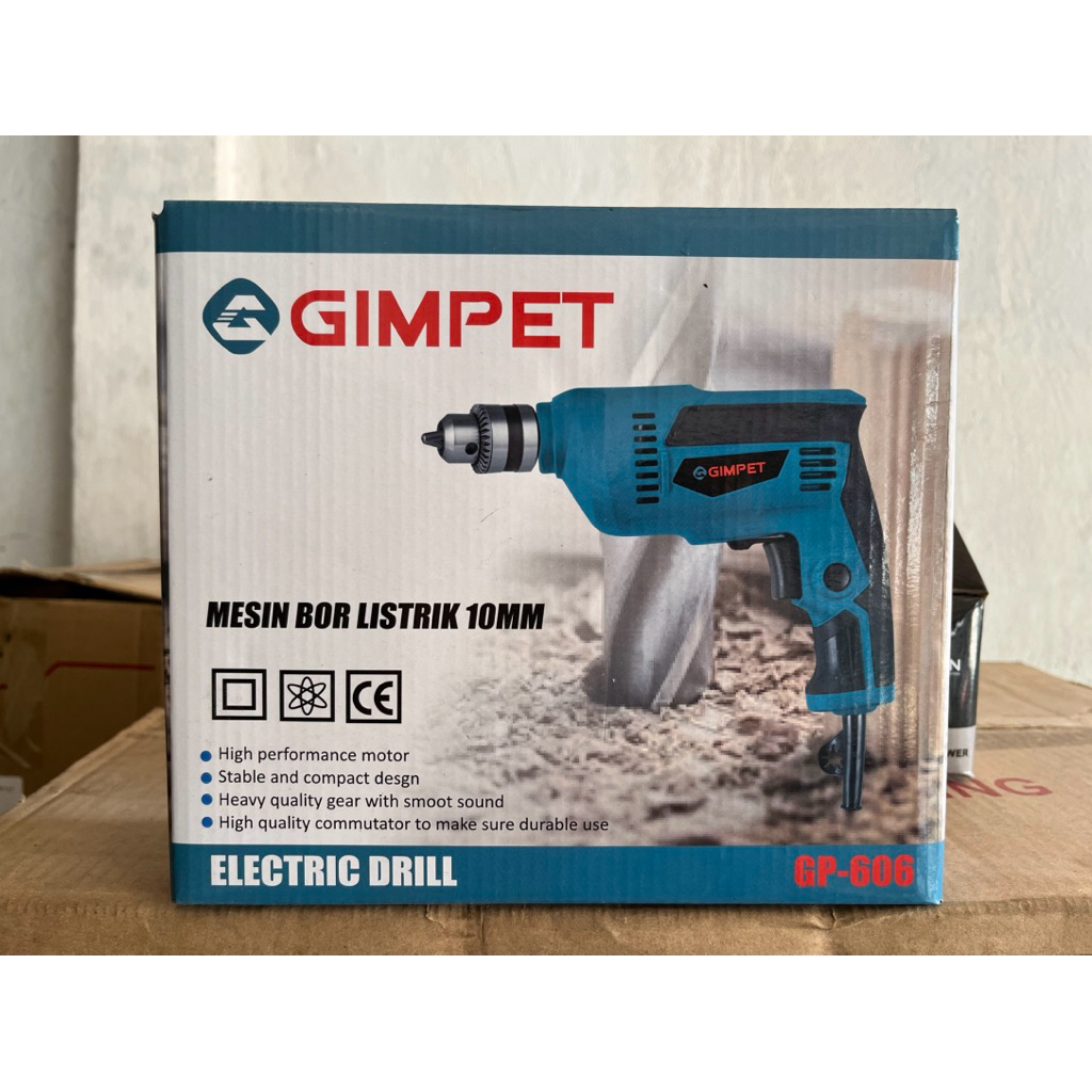 GIMPET MESIN BOR LISTRIK 10 mm ELECTRIC DRILL GIMPET MESIN BOR Ringan dan mudah digunakan