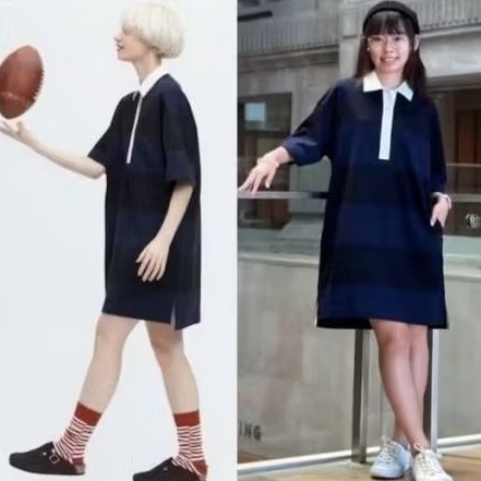 PL dress kaos JW Anderson x Uniqlo