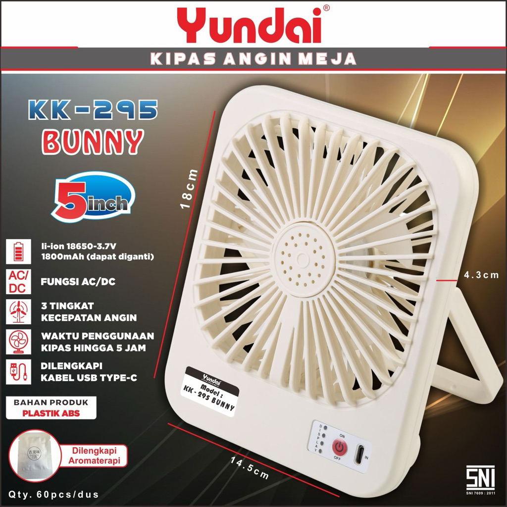 Kipas Angin YUNDAI KK 295 BUNNY