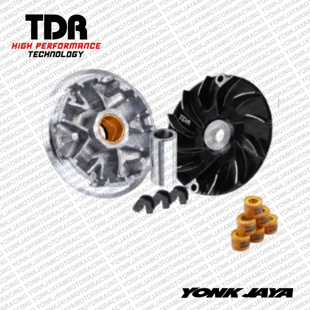 PULLEY TDR V.23 + ROLLER TDR BEAT FI / SCOOPY FI