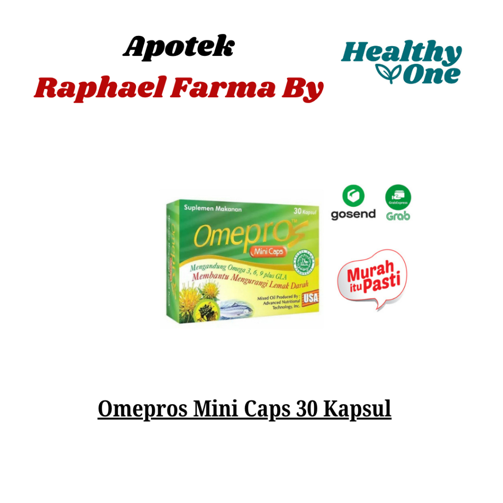 Omepros Mini Caps 30 Kapsul