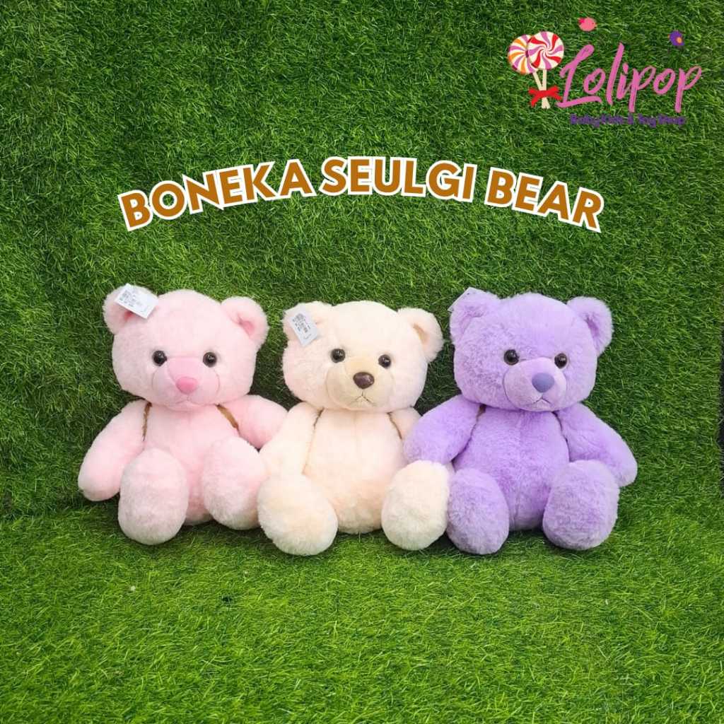 BONEKA SEULGI BEAR BACKPACK- BONEKA ANAK