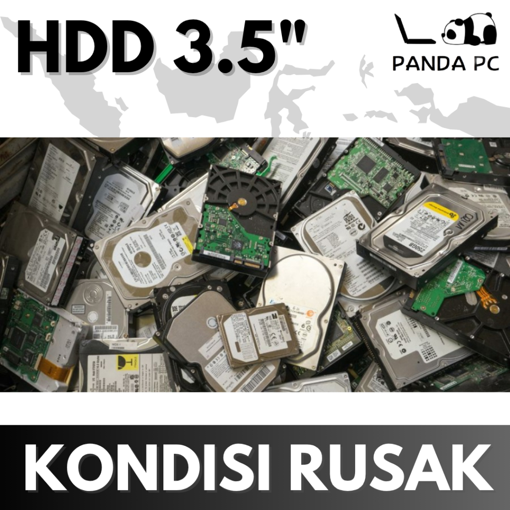 Hardisk Internal - HDD SATA PC 3.5 / Laptop 2.5 Inch - Kondisi Rusak