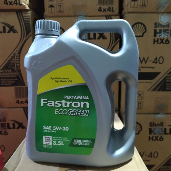 OLI FASTRON GALON 3,5 LITER 5W-30 OLI MESIN MOBIL FASTRON ECO GREEN