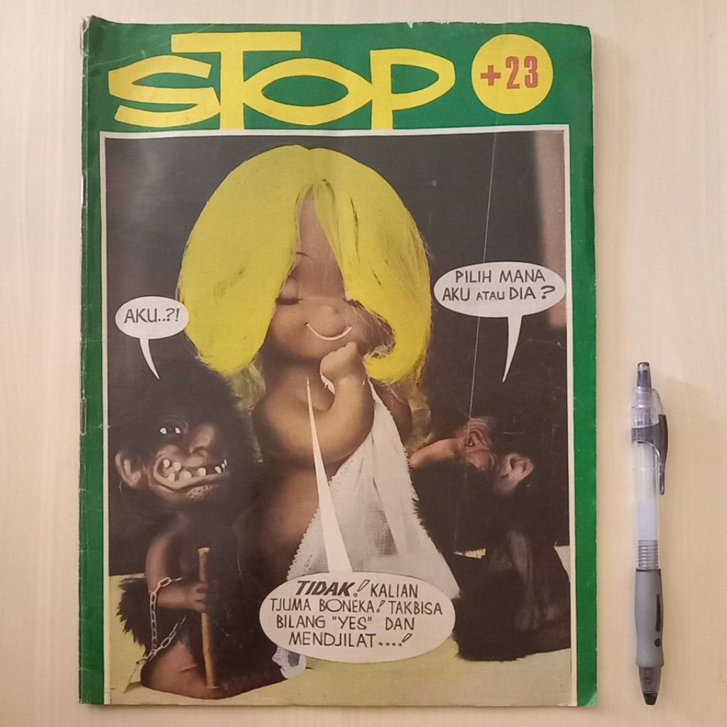 MAJALAH LAWAS - STOP +23 - TAHUN 1971 - Majalah Bekas Murah Original - B2