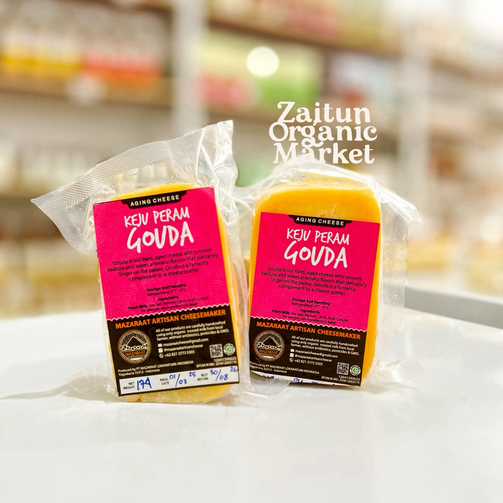 Gouda Cheese | Keju peram gouda | Natural cheese | Keju asli | Mazaraat | Keju natural | Gouda | kej