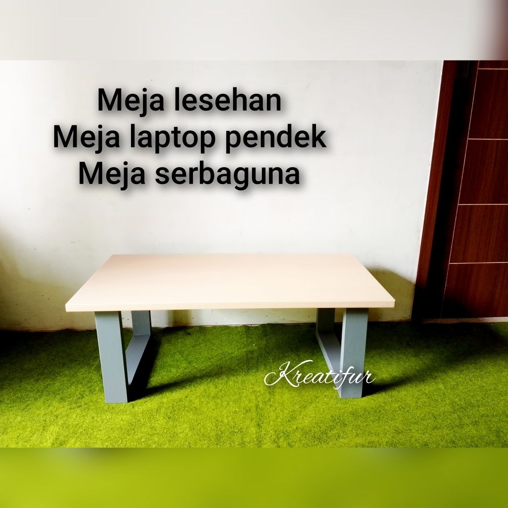 meja laptop pendek,. meja belajar meja lesehan ,meja minimalis