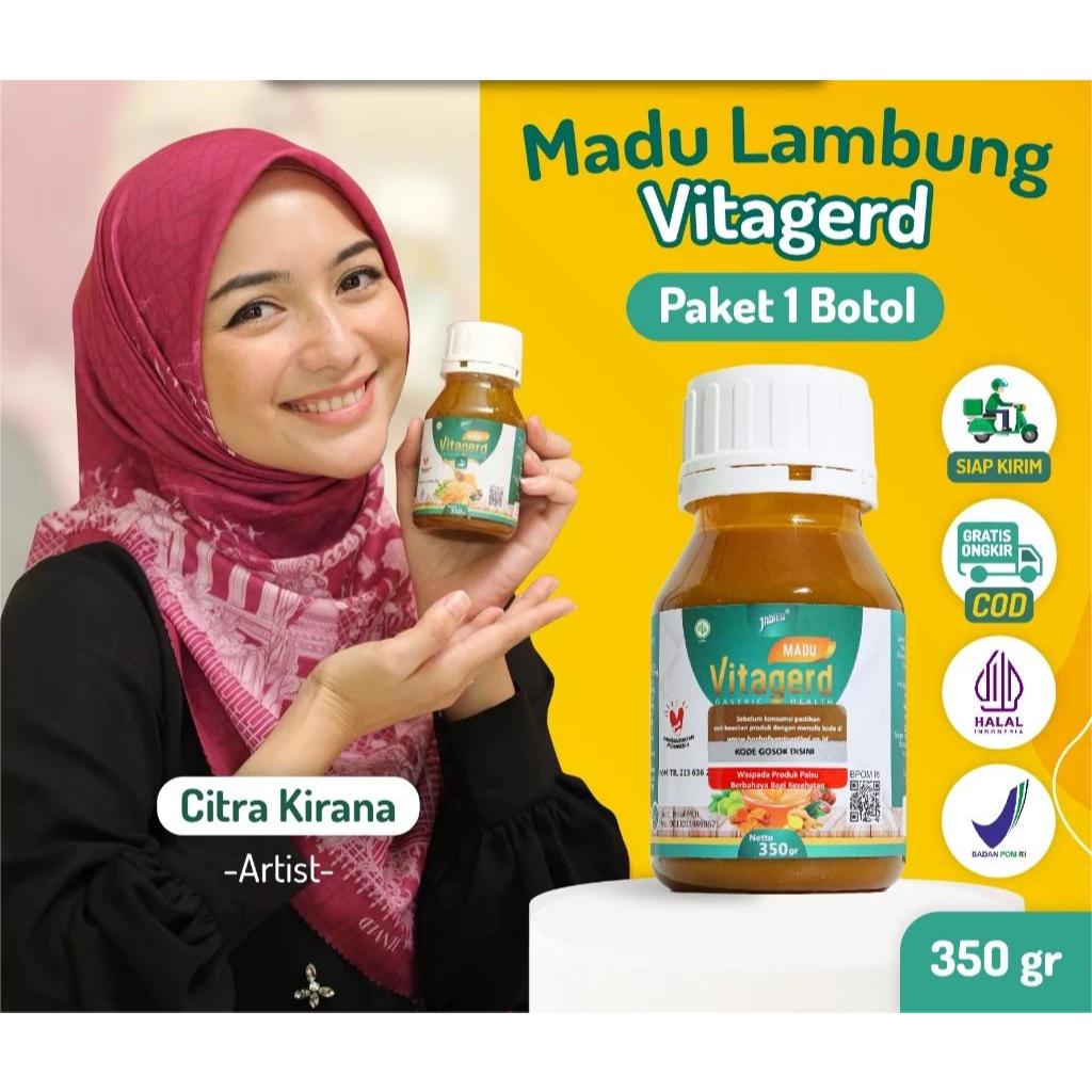 Madu Vitagerd Herbal Atasi Lambung Asam Maag Gerd || Madu Vitagerd Obat Lambung Herbal Asli Terbaik