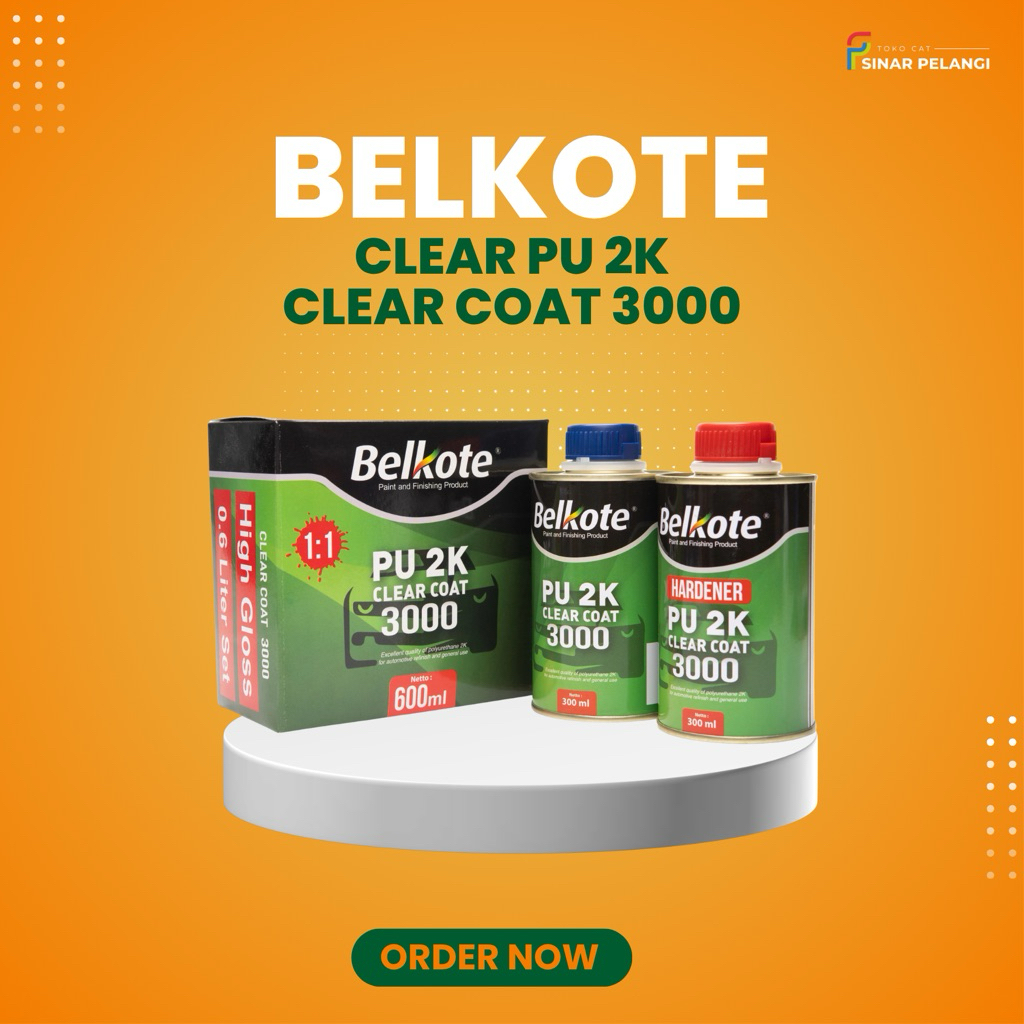Belkote 3000 Clear PU 2K Belkote Clearcoat
