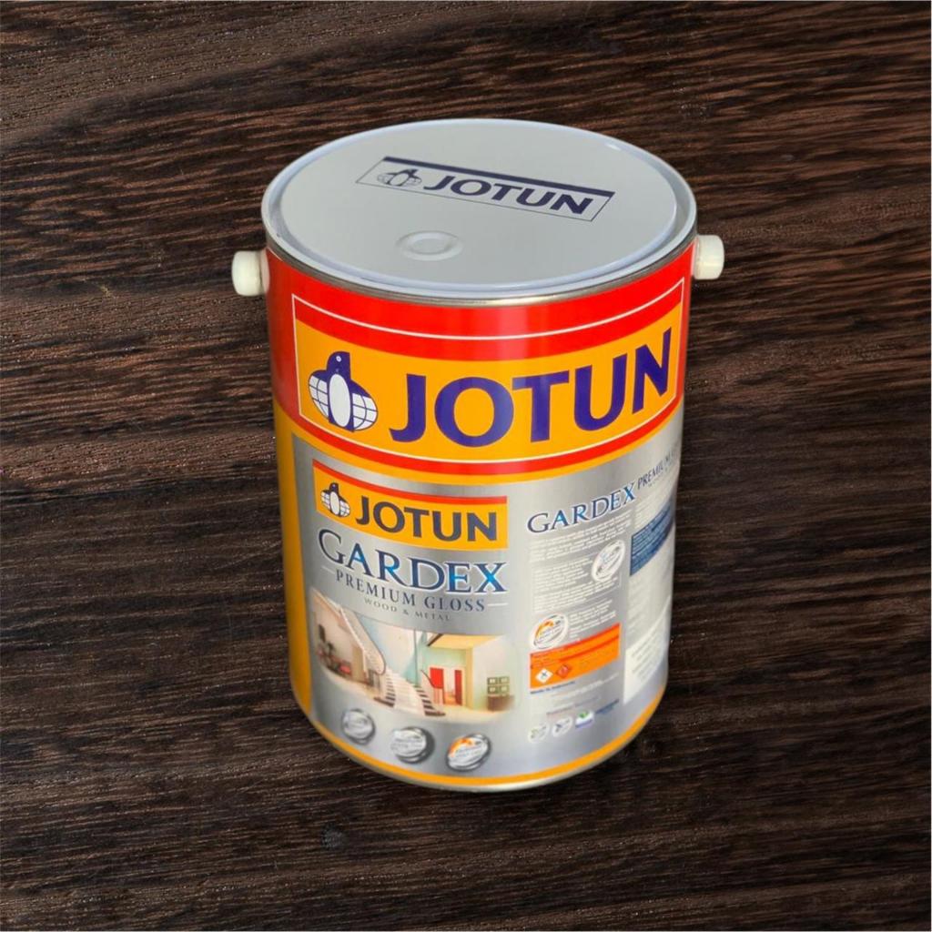 CAT MINYAK KAYU PUTIH & BESI JOTUN GARDEX PREMIUM GLOSS PUTIH (5 LITER)
