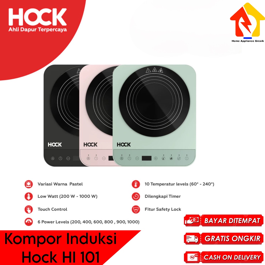 Hock Induksi Kompor Digital HI 101 / Hock Kompor Listrik HI-101