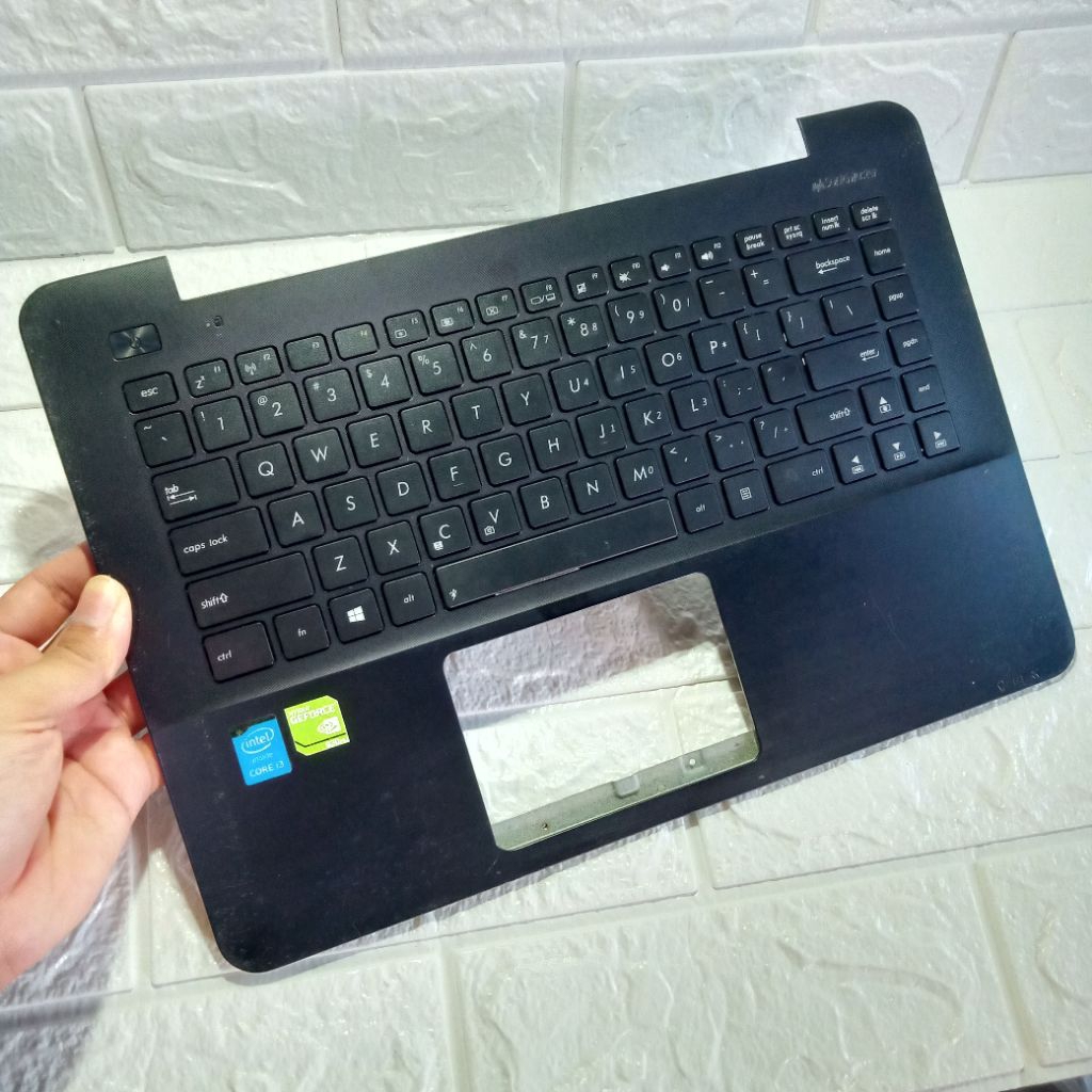Casing frame keyboard asus x455l series x455 x455ld a455 a455l ori non mulus