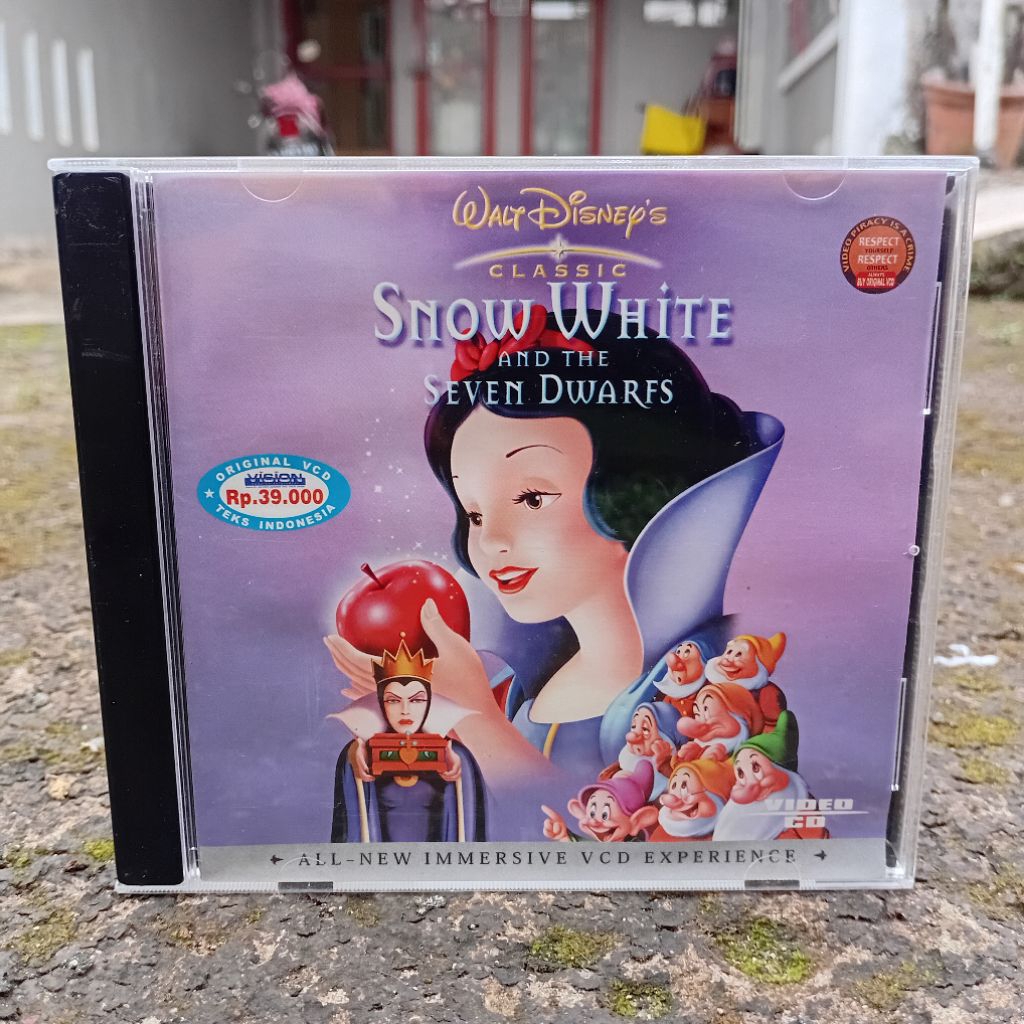 VCD Snow White and the Seven Dwarfs (1937) Teks Indonesia Original Walt Disney Classic VideoCD