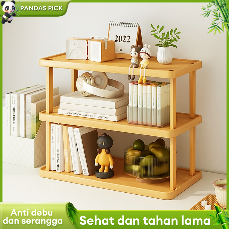 Rak Meja Rak Buku  Rak Susun Rak Minimalis Rak kecil Meja Dinding Meja Stationery Desktop Storage