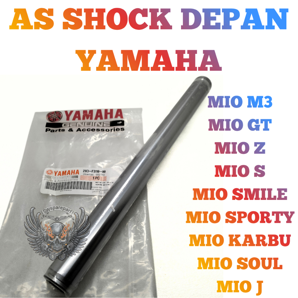 AS SHOK DEPAN YAMAHA 28D KLIP MIO M3 GT Z S SMILE SPORTY KARBU SOUL J KUALITAS ORIGINAL ORI YGP SANG