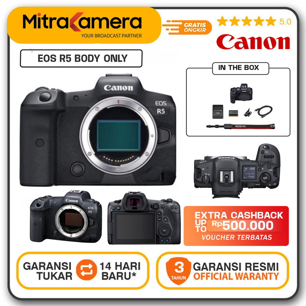 Canon EOS R5 Mirrorless Kamera (Body Only)
