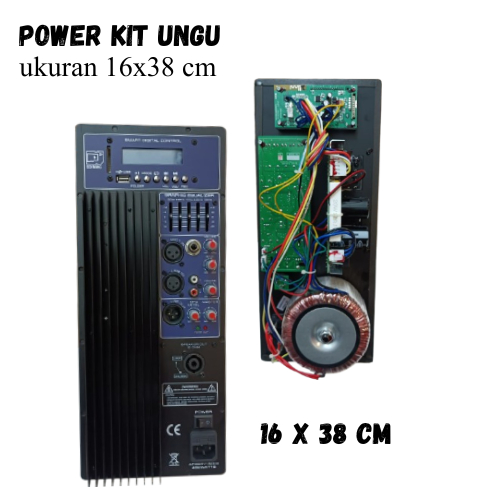 Modul Speaker / Kit Power Unggu 1638cm Bluetooth , USB , Equalizer , Echo