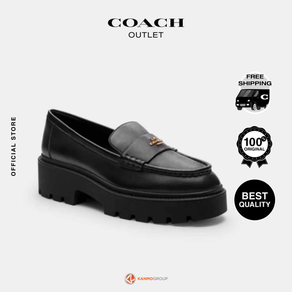 Coach Lucy Lug Sole Loafer - Sepatu Loafer Wanita