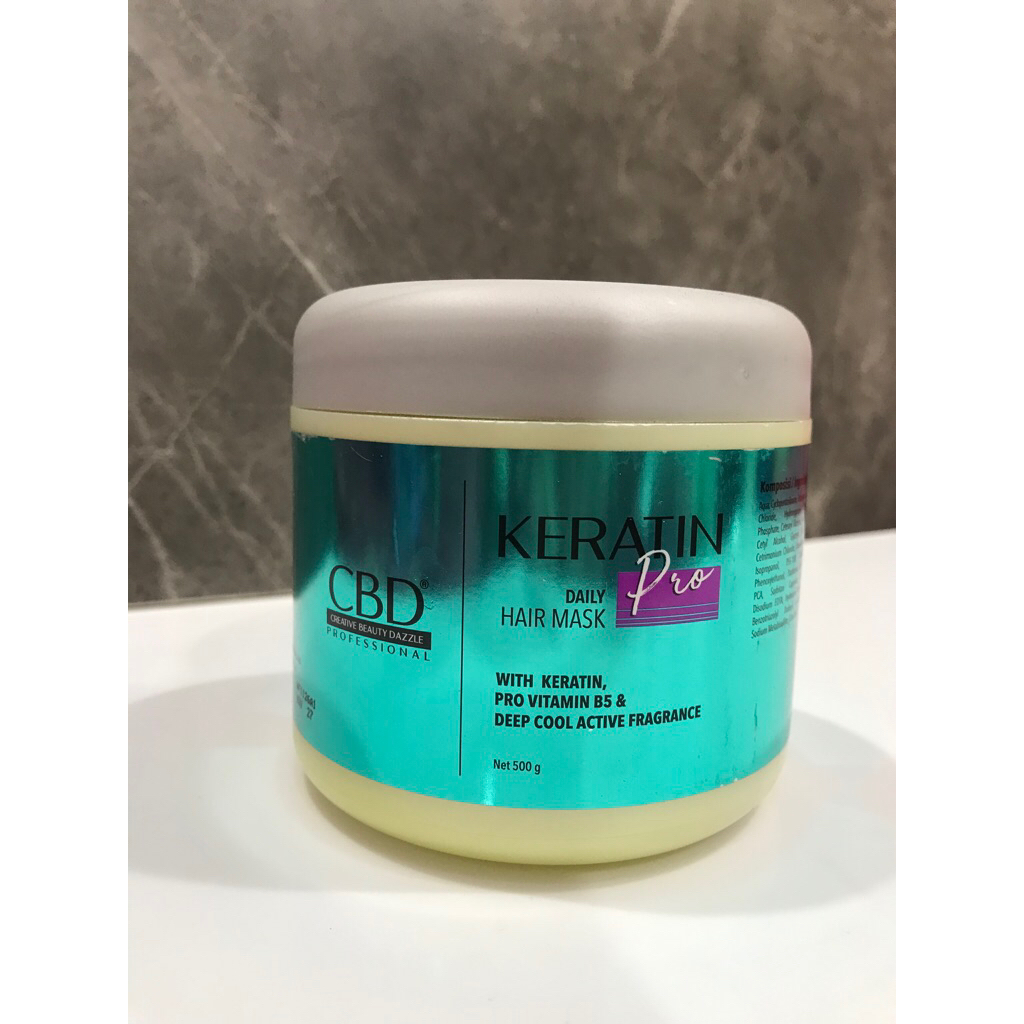 Cbd masker rambut keratin pro