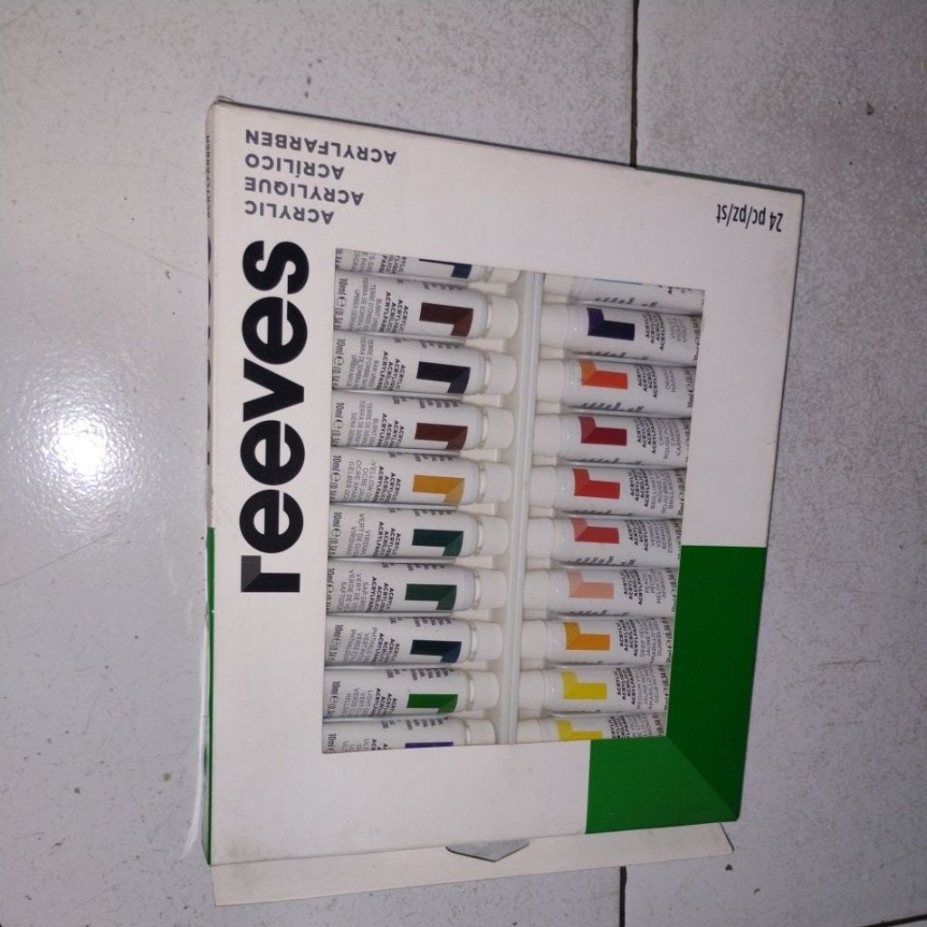 Cat Acrylic Akrilik Reeves 24 warna