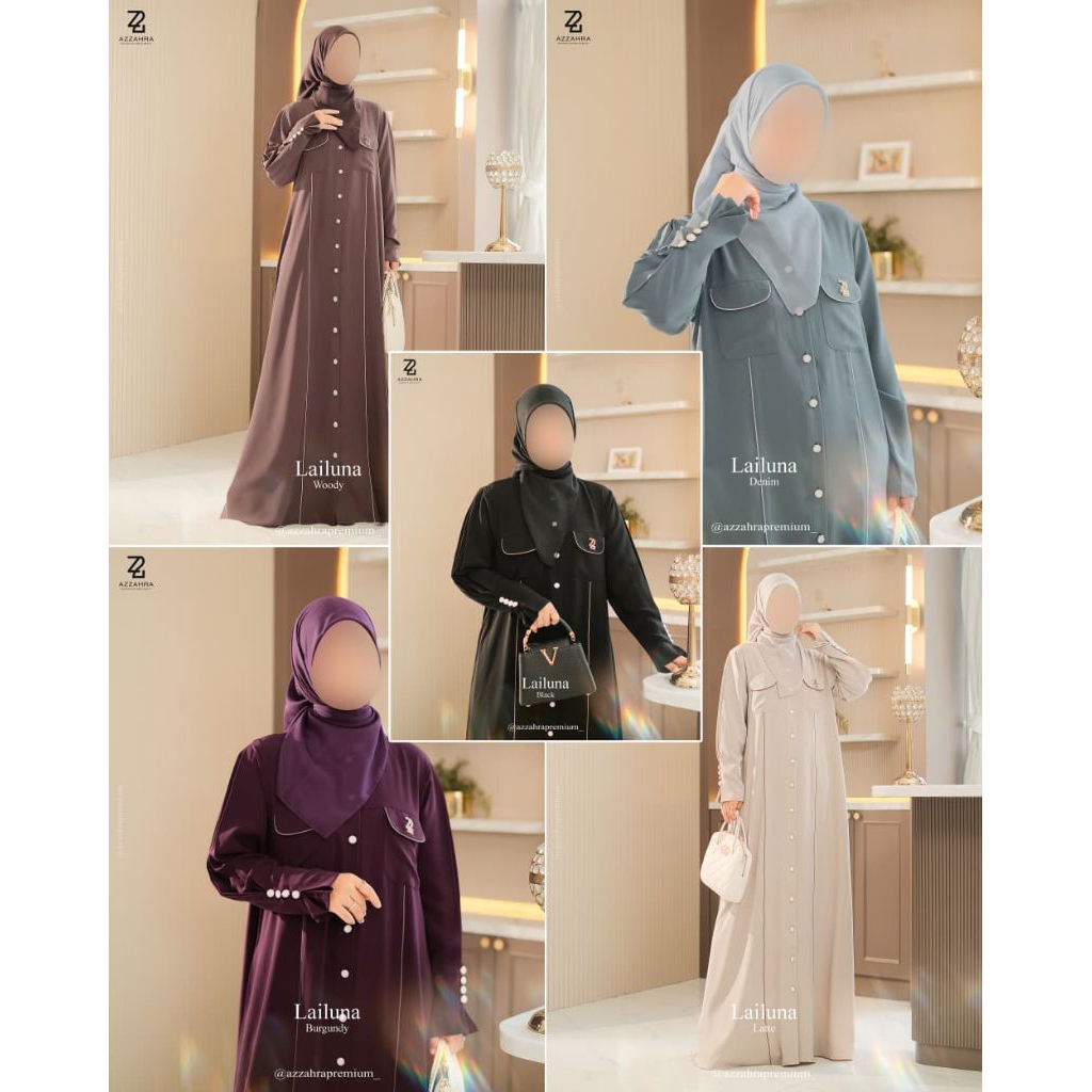 lailuna dress by azzahra premium syari