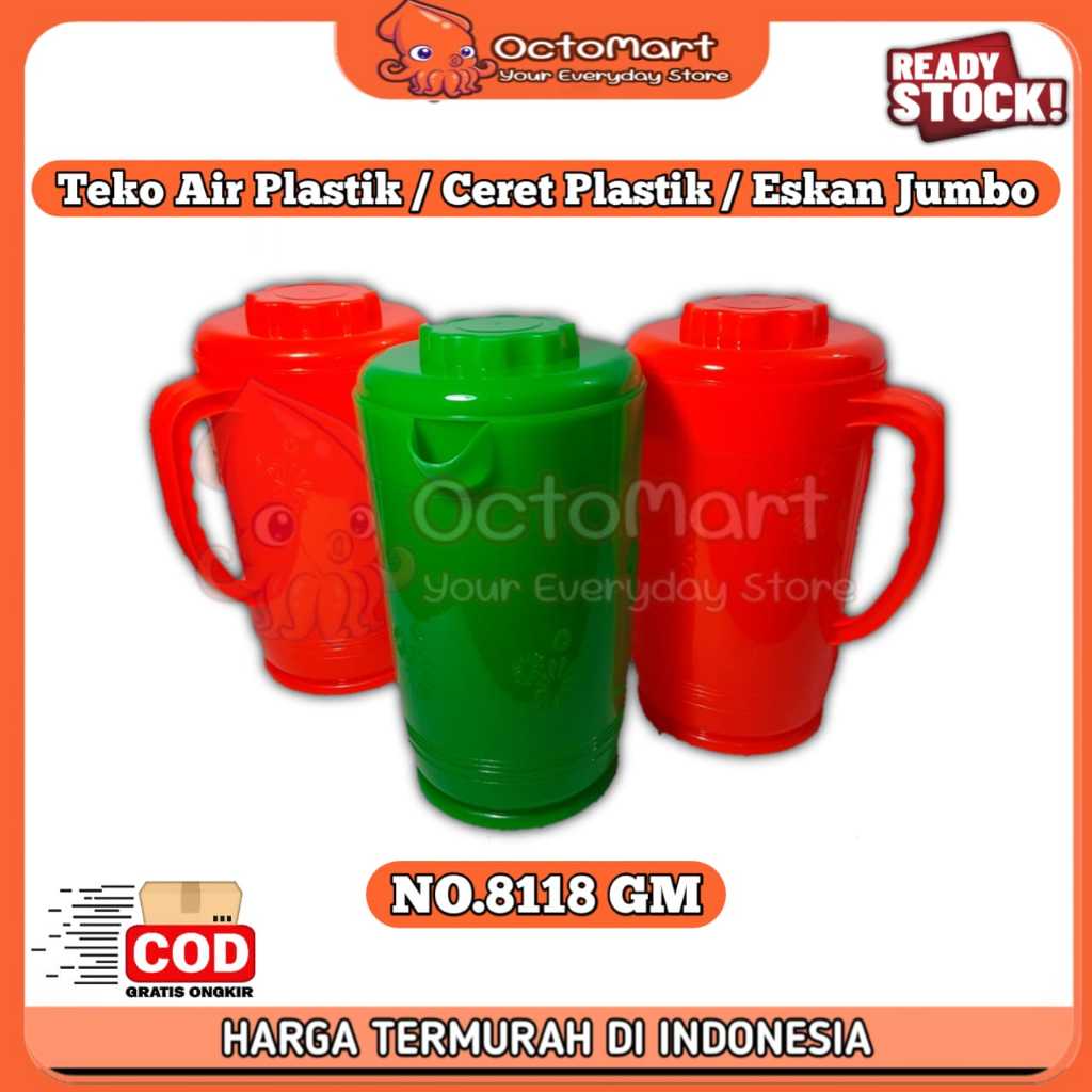 Eskan Jumbo 8118 GM / Teko Air Plastik / Ceret Plastik