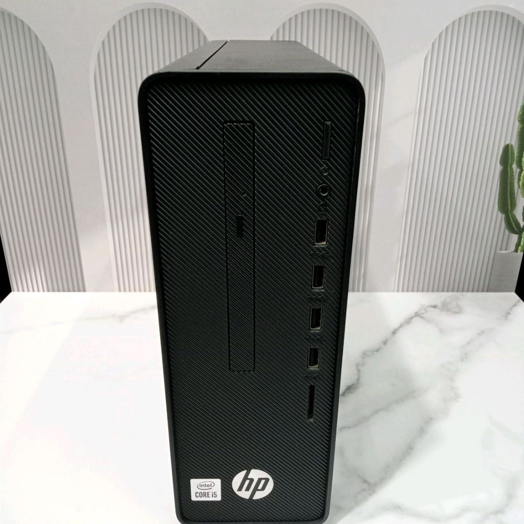 HP PC 280 PRO G5 SFF i5 10400 RAM 16GB SSD 256GB Mulus dengan USB 3.0, HDMI, VGA, LAN Card & Stiker 