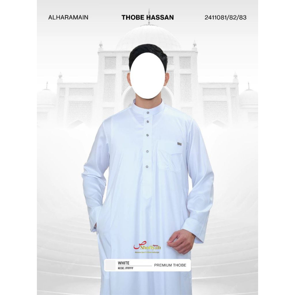 AL Haramain Series Polyester Thobe Hassan Dewasa / Remaja
