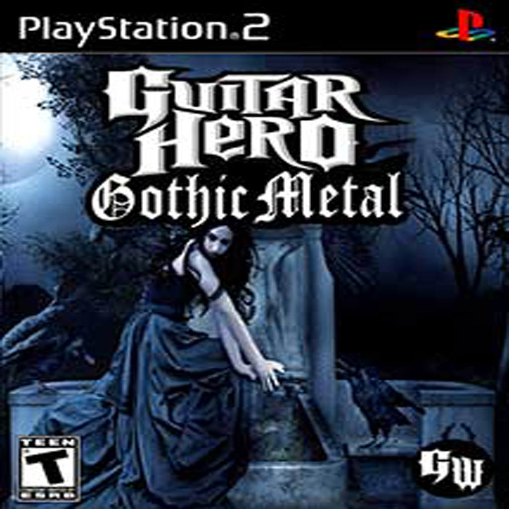 Kaset Playstation 2 - Guitar Hero Gothic Metal