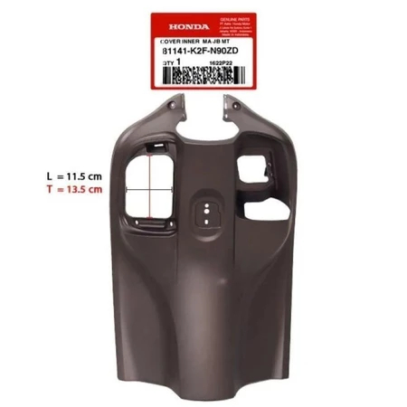 81141-K2F-N90ZD Cover Inner Kontak Dashboard Scoopy eSP K2F Prestige 2023 Coklat Dof